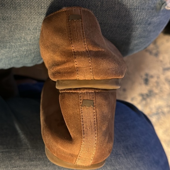 Birdies The Starling Golden oak suede slipper flats comfort shoes Sz 8 - Picture 9 of 11